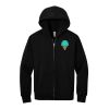 Unisex 10 Ounce Heavyweight Full Zip Hooded Sweatshirt-cbs Thumbnail